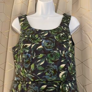 Classic floral sheath dress